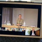 Billede Fra Videokonference Med Statsministeren