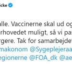 Heunicke Ros For Vaccineindsats
